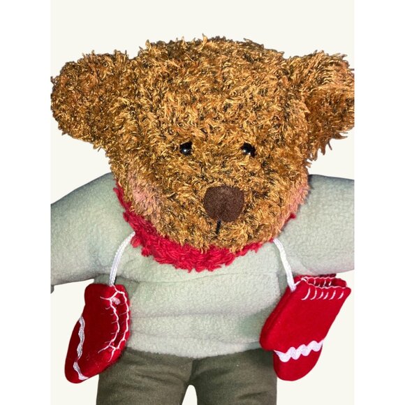 Hallmark Teddy Mittens Bear Plush Collectible 100th Anniversary Stuffed Toy 12" - Picture 3 of 11